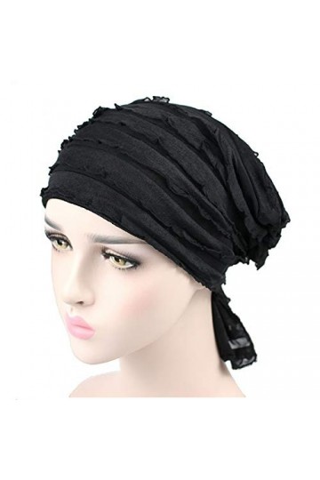 Yinuoday Chapeau de Chimio en Mousseline de Soie Turban pour Femmes Foulard pour La Tête