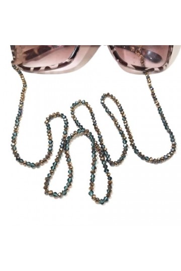 Sweden Chaîne de lunettes Chaîne de boucle acrylique for femmes, chaîne de lunettes Color : 1-Pack, Size : 75cm 