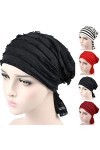Yinuoday Chapeau de Chimio en Mousseline de Soie Turban pour Femmes Foulard pour La Tête