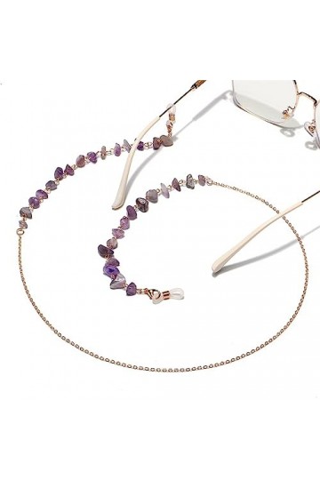 ZLXDPBF Chaîne de Lunettes à Main Rapide Couleur améthyste Color : D, Size : 70cm 