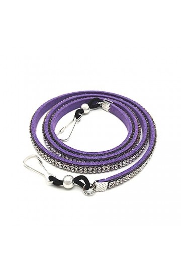 XOUVY 1 Paquet de Lunettes avec chaîne Lunettes de Soleil Lunettes Sangle Support de lanière Accessoires de Lunettes chaîne d