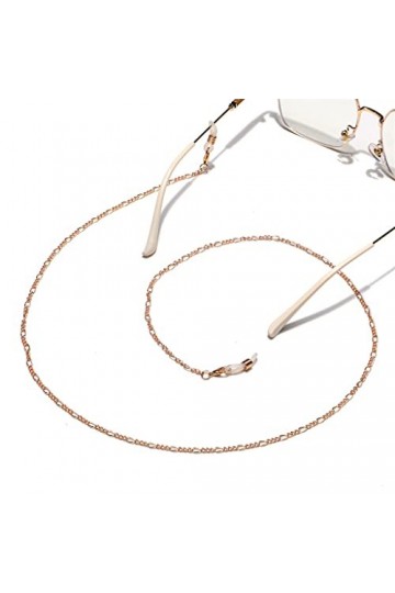 XOUVY Chaîne de Lunettes ne se décolore Pas chaîne de Lunettes en Or chaîne de Lunettes de Mode Anti-Perte D Talla?nica 