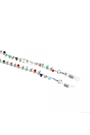 ZLXDP La chaîne de Lunettes à pendentifs en cuivre dété sadapte à Toutes Les Lunettes de Soleil et Lunettes de Lecture Col