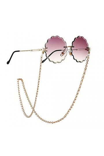 WJCCY Verres Chaîne pour femmes Pearl Inlid Lanyard Lanyard Lanyard Lunettes de soleil Sunglasses Cordes Casual Lunettes Acce
