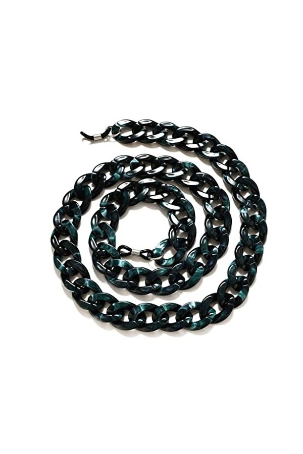 TKFDC Porte-chaîne de lunettes pour femmes Acrylique chaîne LANYARD Lunettes de mode Sangle Lunettes de soleil Cordes Verres 