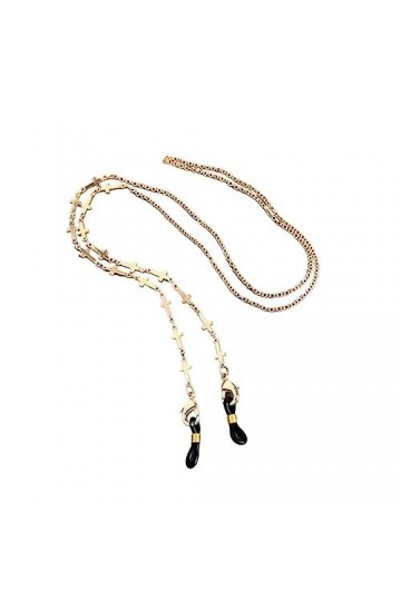 NXYDQ Corde de Lunettes Chaîne de Lunettes Chaîne de Lunettes en métal Corde Suspendue Cou Suspendu