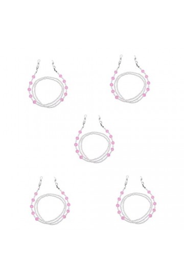 BREAKA 5 pièces de chaîne for les yeux en alliage, robuste, beau Design, facile à transporter, adapté aux masques, lunettes d