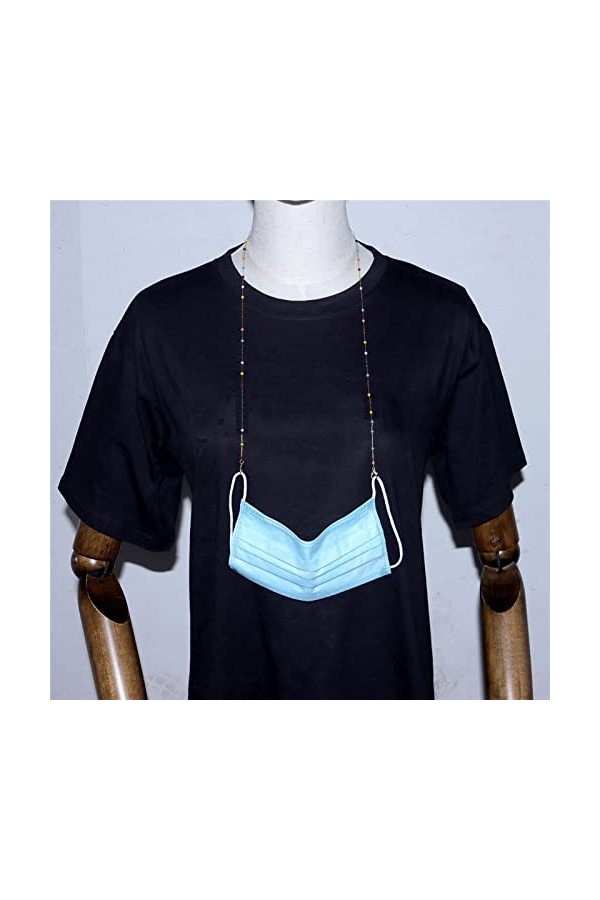 5 morceaux de chaîne for les yeux en alliage antirouille imperméable, solide et durable, beau design, facile à transporter, a