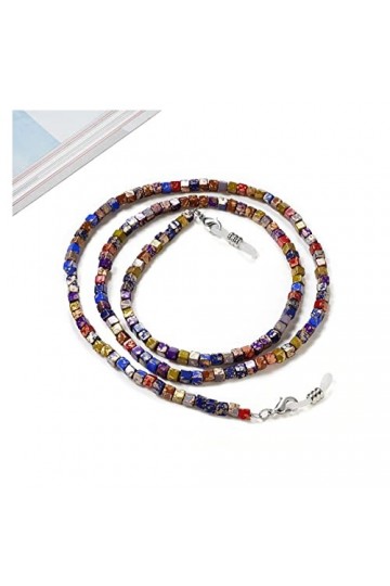 ZLXDP Chaîne de Lunettes for Femmes-chaînes de Lunettes de Pierre perlées de Couleur Vintage for Femmes Lunettes de Soleil