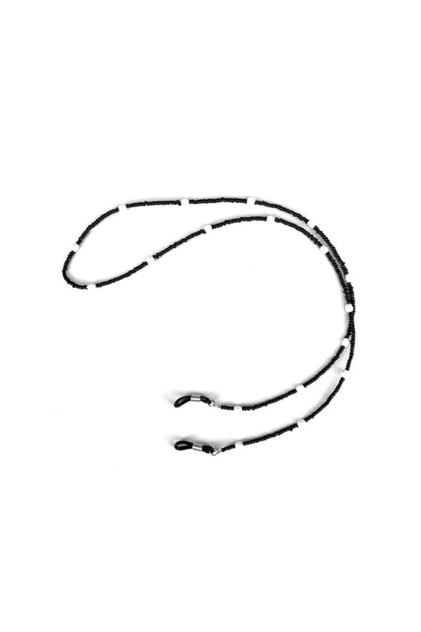 Sweden Chaîne de lunettes, petites perles colorées, collier en corde for lunettes