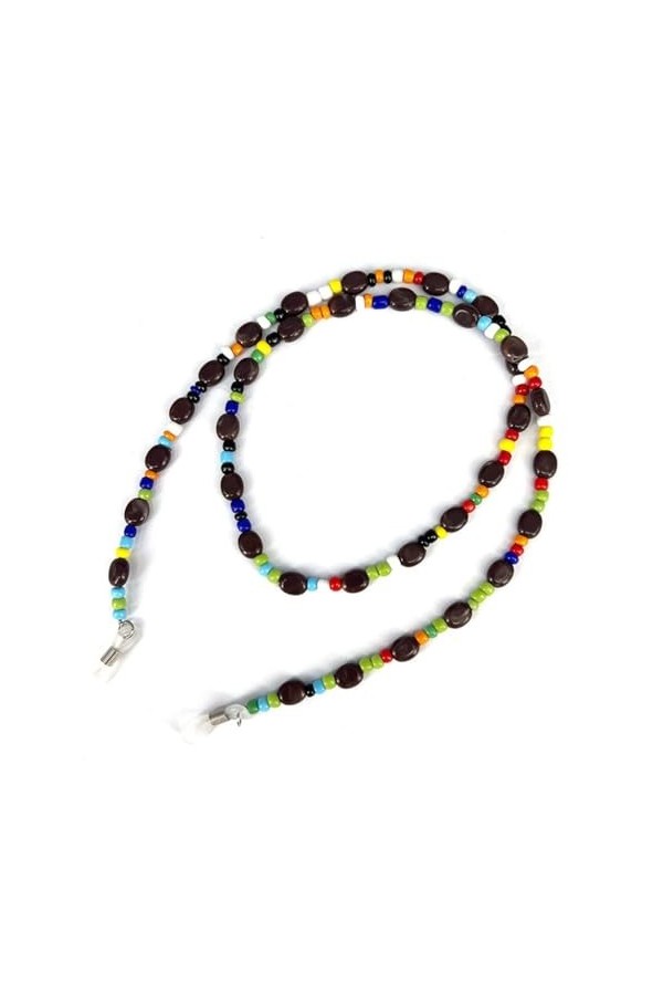 Sweden Chaîne de lunettes, perles colorées, lanière for adulte, corde Anti-chute