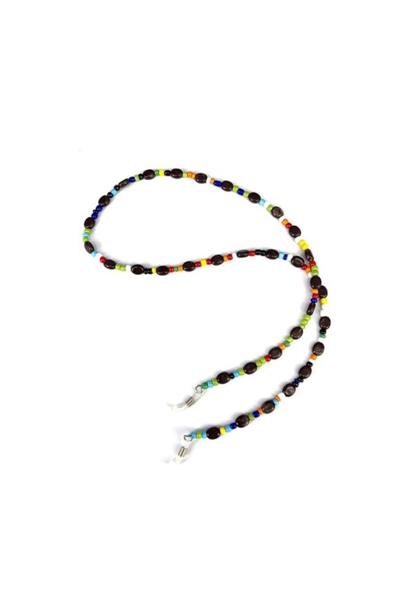 Sweden Chaîne de lunettes, perles colorées, lanière for adulte, corde Anti-chute