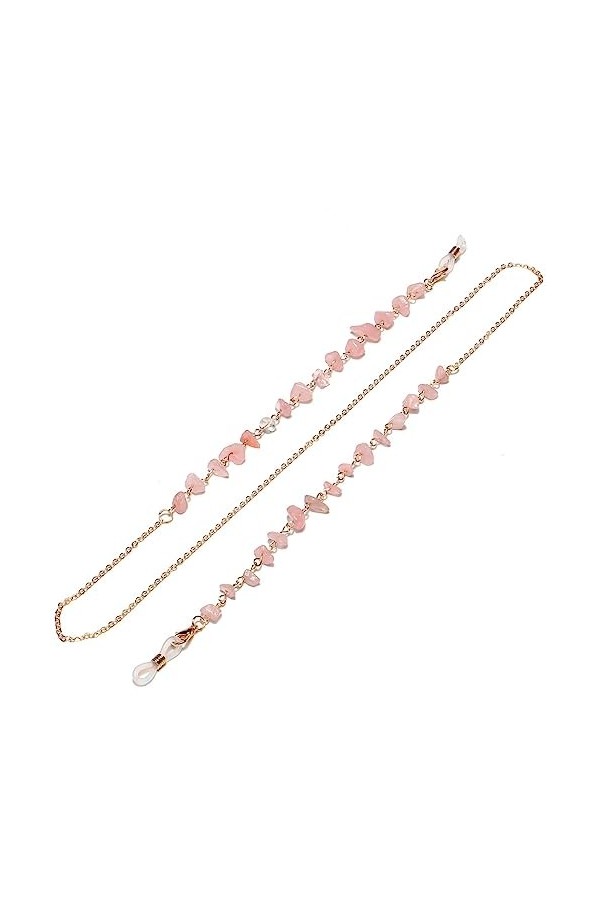 OQHAIR La chaîne de lunettes manuelle nest pas facile à décolorer les lunettes de lecture perdent la chaîne de lunettes cou