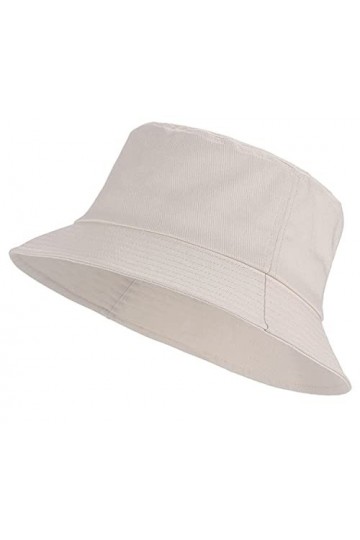 Van Der Rich ® - Chapeau Bob en Cotton Réglable 54-58 EU - Femme Beige,TU 