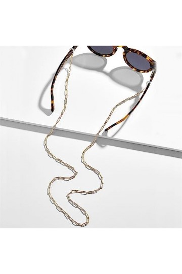 Sweden Corde de lunettes Chaîne de lunettes Chaîne de lunettes en métal Corde suspendue Cou suspendu