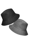 TOSKATOK® Ladies Womens Reversible Cotton Bucket Sun Hat - 2 Hats in 1-1