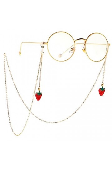 OQHAIR Lunettes de soleil lunettes corde pendentif lunettes chaîne pas facile à décolorer lunettes corde D 85CM 