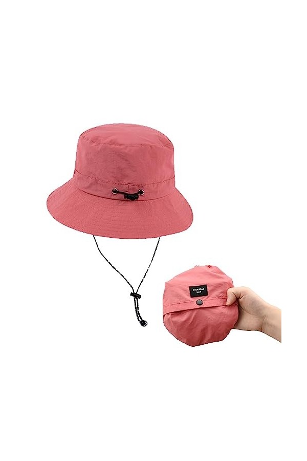 Hileyu Chapeau Sarrasin Casquette de Festival Chapeau de pêcheur Chapeau de Safari à séchage Rapide Chapeau Boonie Sun UV Pro