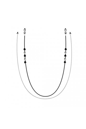 WJCCY BOHEMIA NOIR BLANCHE BLANCHE BEADÉRICE Cordons de chaîne Lecture Lunettes Chaîne Femmes Sunglasses Accessoires Lanyard 