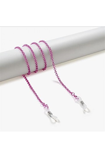 WJCCY Vintage Color Chain Cordons Lecture Lunettes Chaîne Mode Femmes Lunettes de soleil Accessoires Sangles de coiffure de s