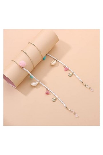 ZLXDP Chaîne de Lunettes Lunettes de Soleil Lunettes Porte-Cordon Sangle Corde Collier Cordon de Lunettes Longe