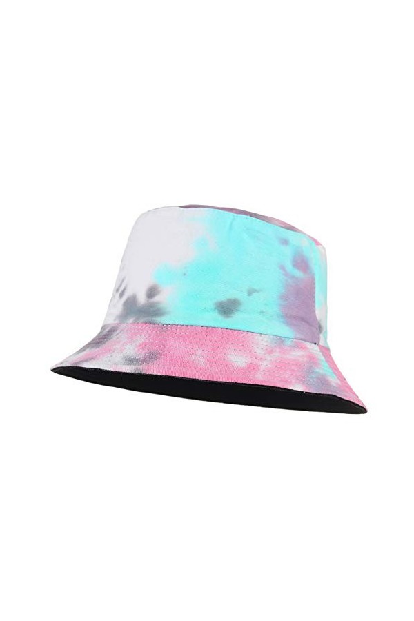 EOZY Chapeau Bob Femme Homme Chapeau de Soleil Unisexe Pêcheur Randonnée Outdoor Casual Anti-UV Voyage Vintage Été Rose 