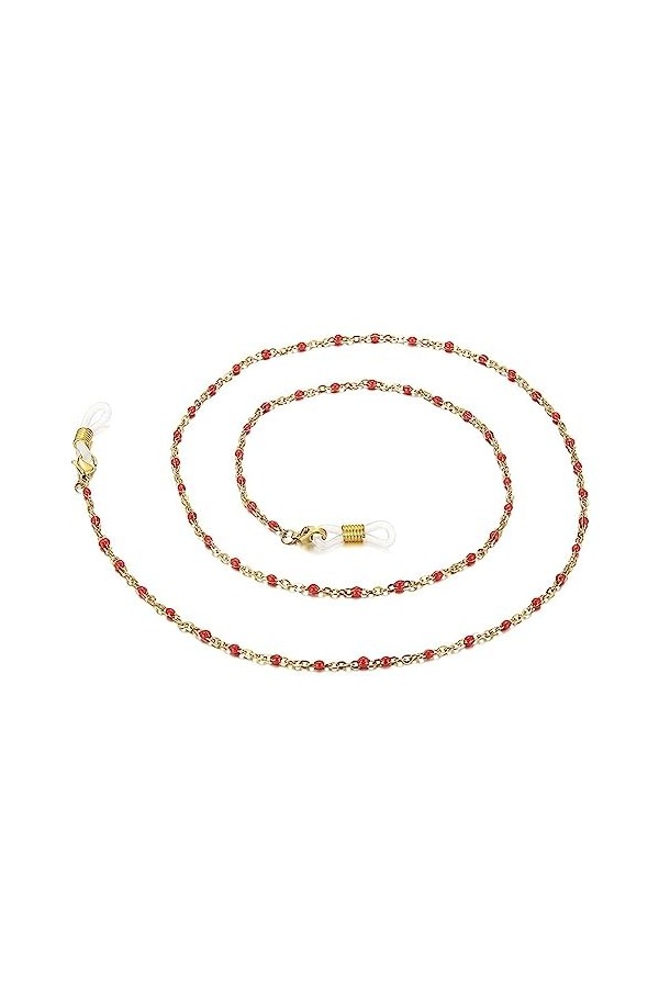 JJZXD Chaîne Chaîne de Perles Multicolores Chaîne de Lunettes Accessoire de Lunettes Chaîne de Lunettes de Soleil Color : D,