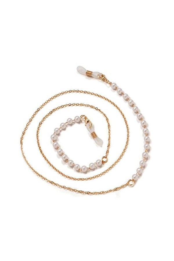 LEIGE Sangle Support Lunettes de Soleil lanière Collier accrocher sur Le Cou Lunettes Femmes Hommes Lunettes chaîne Color : 