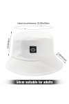 beifon 2pcs Chapeaux de Seau Visage Souriant Chapeaux de Soleil de Plage Pliables Chapeaux de Pêcheur pour Femmes Hommes Chap