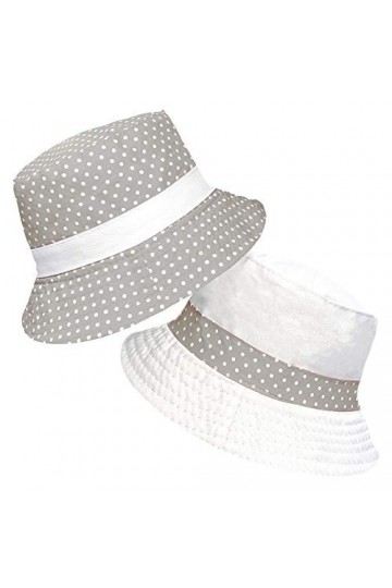 TOSKATOK® Anti UV UPF 50+ &nbsp;Bob réversible pour Femmes à Pois en Coton