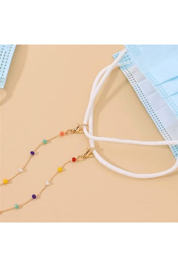 SBTRKT 5 pièces de chaîne à œil en alliage, solide et durable, beau design, antidérapante, anti-chute, adaptée aux lunettes d