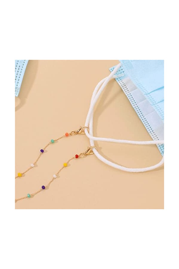 SBTRKT 5 pièces de chaîne for les yeux en alliage, antirouille, imperméable, robuste, facile à transporter, lunettes de solei