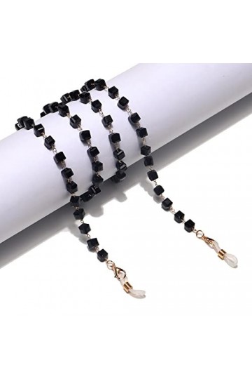 XOUVY Chaîne en Cristal Faite à la Main Lunettes de Soleil Chaîne Lunettes de Soleil Masque antidérapant Chaîne Longe Accesso