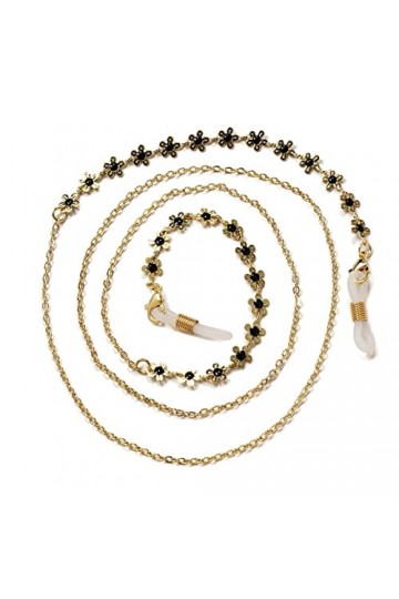 NXYDQ Sangle Support Lunettes de Soleil lanière Collier accrocher sur Le Cou Lunettes Femmes Hommes Lunettes chaîne Color : 