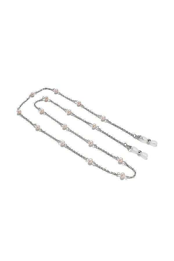 JJZXD Longe de chaîne de Lunettes de Perles deau Douce rétro Corde de Lunettes de Licou Anti-Chute Color : D, Size : 78CM 