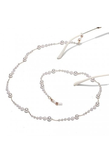 LHLLHL Corde De Lunettes De Chaîne De Lunettes De Chaîne De Perles Grandes Et Petites À Dégradé À La Main