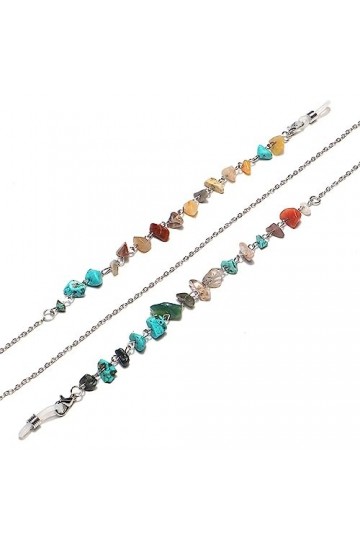 LHLLHL Chaîne Lunettes Collier Lunettes de Soleil Myope Presbytie Anti-Perte Lunettes Corde Oeil Longe Color : D, Size : 70C