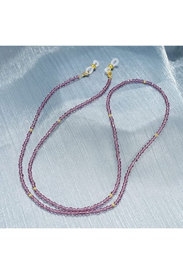 ZLXDP Collier chaîne de Lunettes for Femme - Lanière de Lunettes de Soleil en Perles acryliques Autour du Cou Color : D, Siz