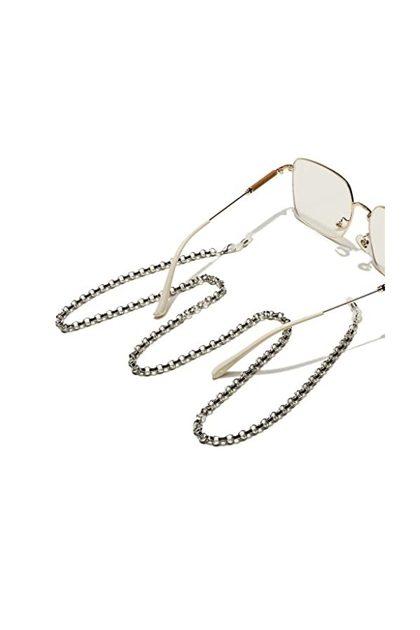 OITTO Lunettes Rondes chaîne Suspendue presbytie Anti-Perte Anti-Chute Lunettes Corde chaîne de Lunettes