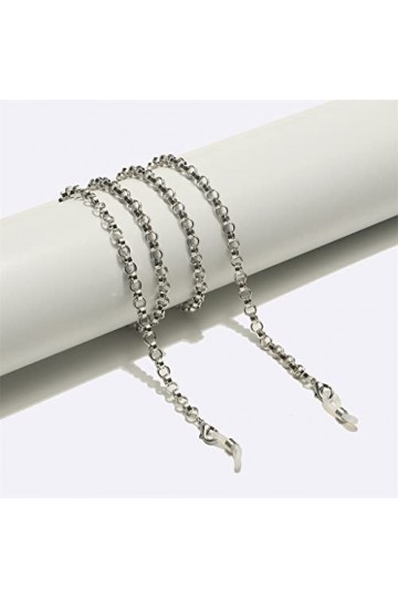 OITTO Lunettes Rondes chaîne Suspendue presbytie Anti-Perte Anti-Chute Lunettes Corde chaîne de Lunettes