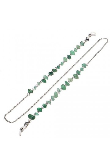 JJZXD Les chaînes en Pierre Naturelle ne se fanent Pas Facilement et Les chaînes de Lunettes Faites à la Main Color : D, Siz