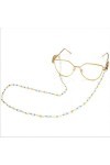 LHLLHL Chaîne de Perles Perle de cuivre Perle de Cristal Lunettes Chaîne Lunettes Corde Lunettes Chaîne Corde Longe