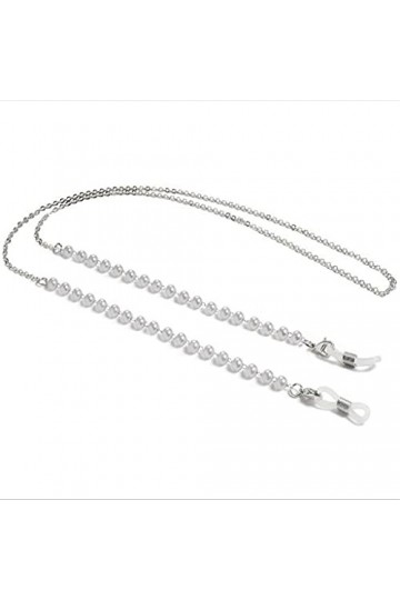 TKFDC Perle Black Perle Lunettes Lecture Lunettes Lunettes de soleil Sanging Chaîne Lunettes de soleil Spectacles Titulaire C