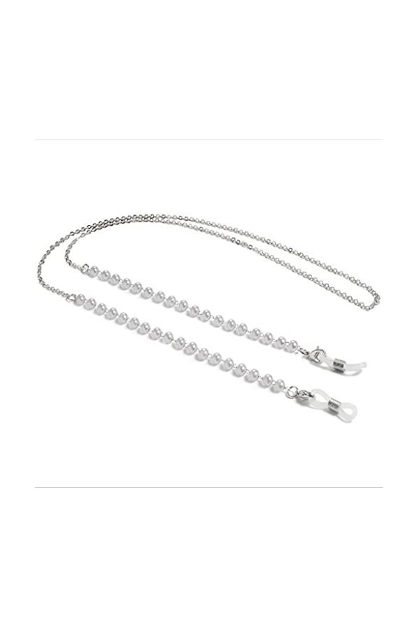 TKFDC Perle Black Perle Lunettes Lecture Lunettes Lunettes de soleil Sanging Chaîne Lunettes de soleil Spectacles Titulaire C