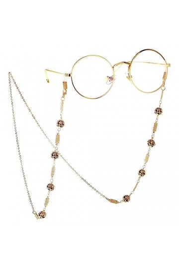 JJZXD Lunettes de Soleil Lunettes Chaîne Collier Lunettes de Soleil Myope Presbytie Corde Lunettes Chaîne Color : D, Size : 