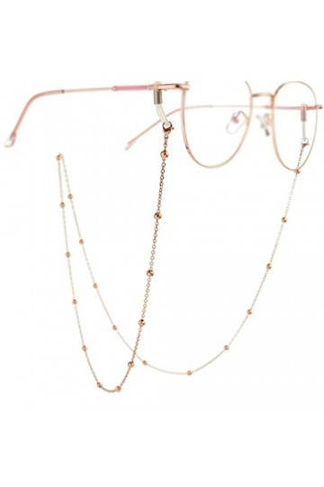 LHLLHL Chaîne De Lunettes Latérale Chaîne De Lunettes De Soleil À Col Suspendu Rétro Corde Suspendue Antidérapante Cou Suspen
