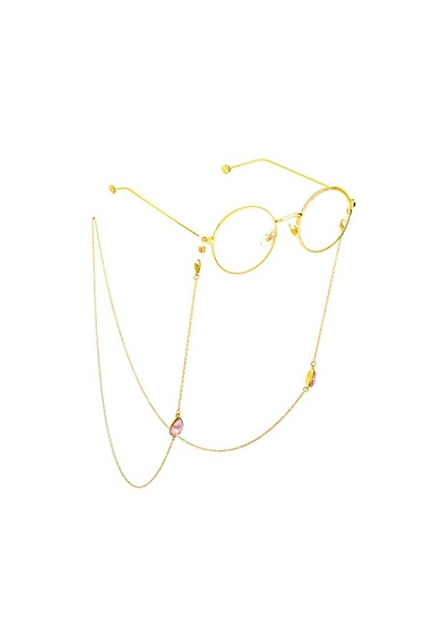 EYHLKM Accessoires Chaînes de Lunettes en métal Gouttes deau Pendentifs Chaînes de Lunettes Accessoires de Mode Color : 1-P