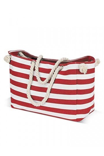 LIVACASA Grand Sac De Plage pour Femme, Toile Sac Fourre-Tout En Été,XXL Sac Cabas Panier Plage Femme Cadeau pour Les Voyages