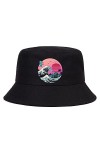 Bob 90 s Grande Vague rétro Anime Seau Chapeau Ulzzang Streetwear Coton Camisetas Hombre Hommes Vaporwave drôle Seau Chapeau