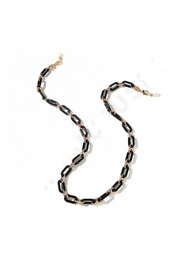 LLLY Masque Lunettes Chaîne Acrylique Anti Perte Lunettes Cou Chaîne Suspendue Color : D, Size : 70cm 